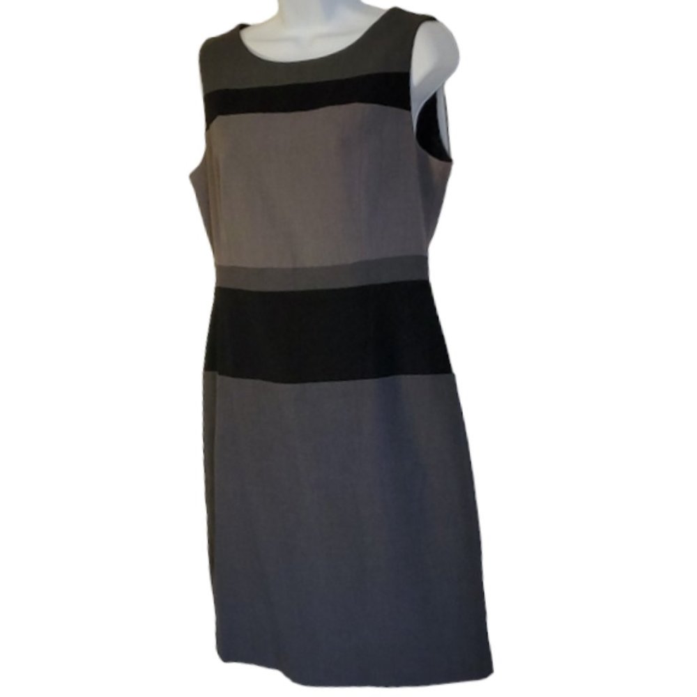 Nine West Color Block Stripe Sleeveless Dress - image 6